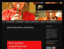 Tablet Screenshot of jazzgranollers.com